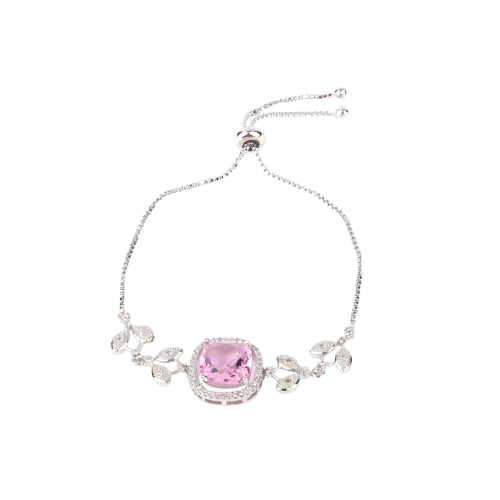LA FILLE D'OR Simulated Royal Blue  and Cubic Zirconia Bracelet. (ROYAL BLUE, One Size)